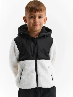 GATE Pluszowa kurtka z kapturem|Dzieci Chłopcy·Kurtki I Płaszcze