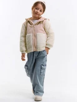 GATE Pluszowa kurtka z kapturem|Dzieci Dziewczynki·Kurtki I Płaszcze