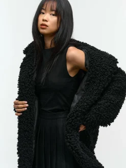 GATE Pluszowy płaszcz| Kurtki I Płaszcze·Płaszcze