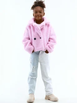 GATE Pluszowy płaszcz|Dzieci Dziewczynki·Kurtki I Płaszcze
