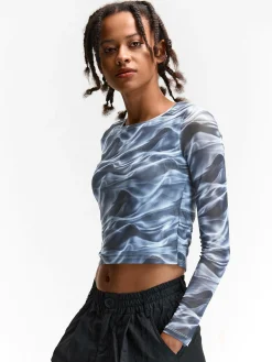 GATE Połączony top z siateczki| Koszulki I Topy·Topy|Koszulki I Topy·Crop Top ☀️