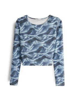 GATE Połączony top z siateczki| Koszulki I Topy·Topy|Koszulki I Topy·Crop Top ☀️