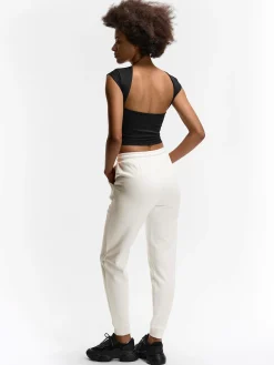 GATE Podstawowe spodnie dresowe z drapaną wewnętrzną stroną| Spodnie·Spodnie Dresowe