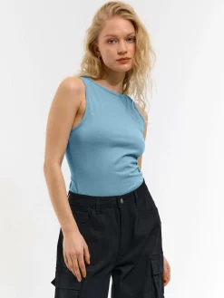 GATE Podstawowy elastyczny top na ramiączkach| Koszulki I Topy·Podkoszulki ☀️