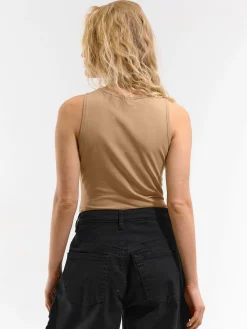 GATE Podstawowy elastyczny top na ramiączkach| Koszulki I Topy·Podkoszulki ☀️