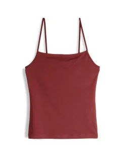 GATE Podstawowy elastyczny top na ramiączkach| Koszulki I Topy·Podkoszulki ☀️