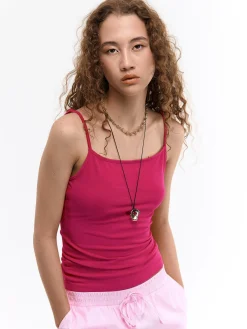 GATE Podstawowy elastyczny top na ramiączkach| Koszulki I Topy·Podkoszulki ☀️