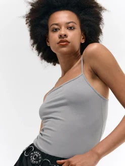 GATE Podstawowy elastyczny top na ramiączkach| Koszulki I Topy·Podkoszulki ☀️