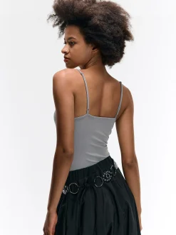 GATE Podstawowy elastyczny top na ramiączkach| Koszulki I Topy·Podkoszulki ☀️