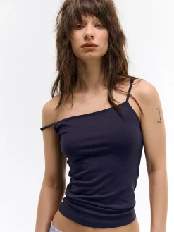 GATE Podstawowy elastyczny top na ramiączkach| Koszulki I Topy·Podkoszulki ☀️