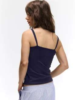 GATE Podstawowy elastyczny top na ramiączkach| Koszulki I Topy·Podkoszulki ☀️