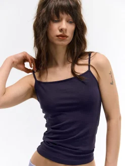 GATE Podstawowy elastyczny top na ramiączkach| Koszulki I Topy·Podkoszulki ☀️