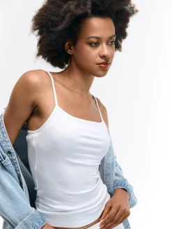 GATE Podstawowy elastyczny top na ramiączkach| Koszulki I Topy·Podkoszulki ☀️