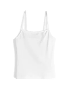 GATE Podstawowy elastyczny top na ramiączkach| Koszulki I Topy·Podkoszulki ☀️