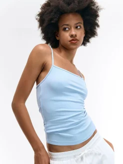 GATE Podstawowy elastyczny top na ramiączkach| Koszulki I Topy·Podkoszulki ☀️