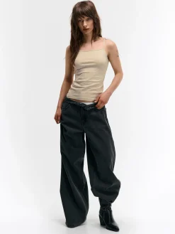 GATE Podstawowy elastyczny top na ramiączkach| Koszulki I Topy·Podkoszulki ☀️