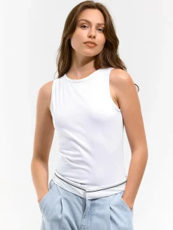 GATE Podstawowy elastyczny top na ramiączkach| Koszulki I Topy·Podkoszulki ☀️