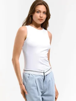 GATE Podstawowy elastyczny top na ramiączkach| Koszulki I Topy·Podkoszulki ☀️