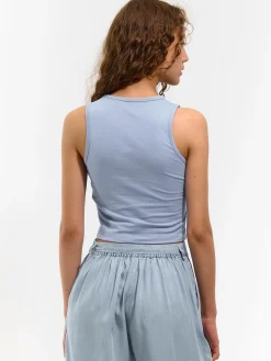 GATE Podstawowy elastyczny top na ramiączkach| Koszulki I Topy·Podkoszulki ☀️