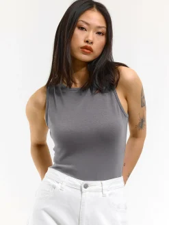 GATE Podstawowy elastyczny top na ramiączkach| Koszulki I Topy·Podkoszulki ☀️