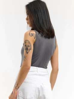 GATE Podstawowy elastyczny top na ramiączkach| Koszulki I Topy·Podkoszulki ☀️