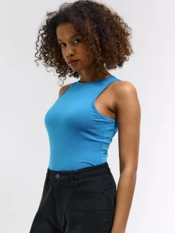 GATE Podstawowy elastyczny top na ramiączkach| Koszulki I Topy·Podkoszulki ☀️