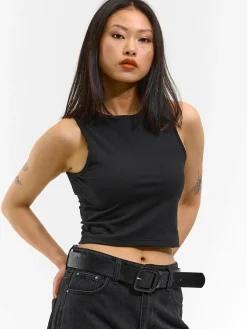 GATE Podstawowy elastyczny top na ramiączkach| Koszulki I Topy·Podkoszulki ☀️