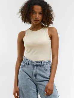 GATE Podstawowy elastyczny top na ramiączkach| Koszulki I Topy·Podkoszulki ☀️