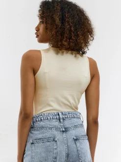 GATE Podstawowy elastyczny top na ramiączkach| Koszulki I Topy·Podkoszulki ☀️