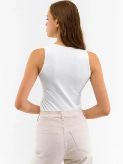 GATE Podstawowy elastyczny top na ramiączkach| Koszulki I Topy·Podkoszulki ☀️