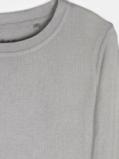 GATE Podstawowy prążkowany top| Koszulki I Topy·Topy|Koszulki I Topy·Koszulki