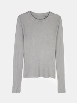 GATE Podstawowy prążkowany top| Koszulki I Topy·Topy|Koszulki I Topy·Koszulki