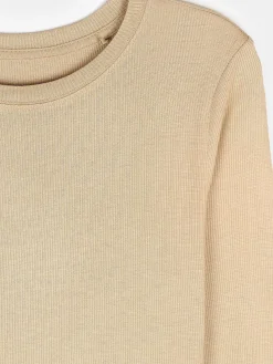 GATE Podstawowy prążkowany top| Koszulki I Topy·Topy|Koszulki I Topy·Koszulki