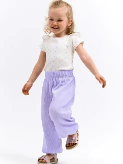 GATE Prążkowana koszulka z nadrukiem|Dzieci Dziewczynki·Koszulki I Topy