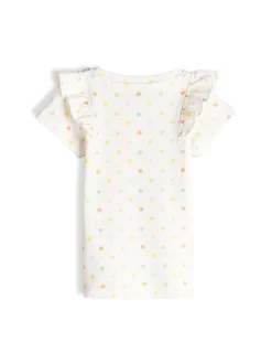 GATE Prążkowana koszulka z nadrukiem|Dzieci Dziewczynki·Koszulki I Topy