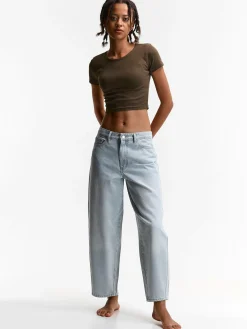 GATE Prążkowana, krótka koszulka| Koszulki I Topy·Koszulki|Koszulki I Topy·Crop Top ☀️