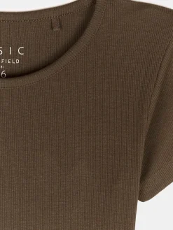 GATE Prążkowana, krótka koszulka| Koszulki I Topy·Koszulki|Koszulki I Topy·Crop Top ☀️