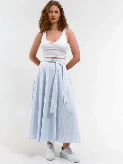 GATE Prążkowana spódnica maxi| Kategorie·Spódnice ☀️