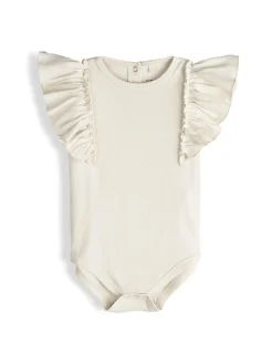 GATE Prążkowane body z marszczeniami|Dzieci Baby