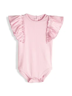 GATE Prążkowane body z marszczeniami|Dzieci Baby