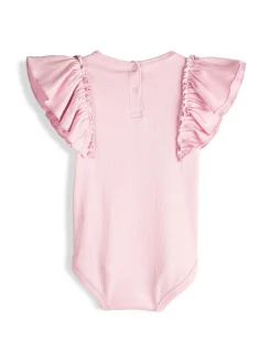 GATE Prążkowane body z marszczeniami|Dzieci Baby