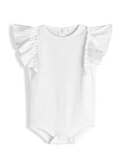 GATE Prążkowane body z marszczeniami|Dzieci Baby