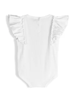 GATE Prążkowane body z marszczeniami|Dzieci Baby