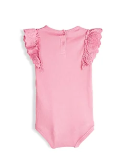 GATE Prążkowane body z marszczeniami|Dzieci Baby