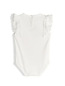 GATE Prążkowane body z marszczeniami|Dzieci Baby