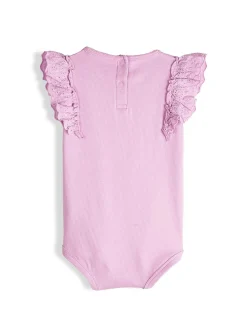 GATE Prążkowane body z marszczeniami|Dzieci Baby