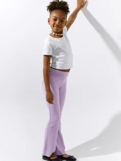 GATE Prążkowane spodnie dzwony|Dzieci Dziewczynki·Spodnie I Legginsy