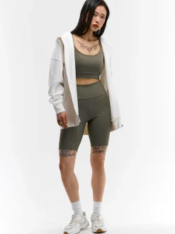 GATE Prążkowane szorty biker| Spodnie·Spodenki ☀️