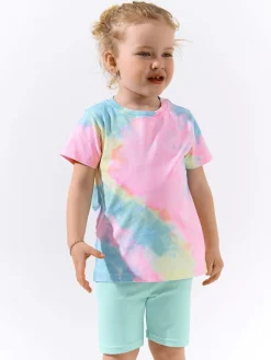 GATE Prążkowane szorty biker|Dzieci Dziewczynki·Spodnie I Legginsy|Dziewczynki·Szorty ☀️