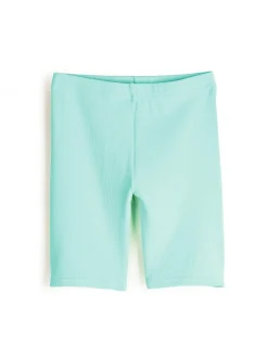 GATE Prążkowane szorty biker|Dzieci Dziewczynki·Spodnie I Legginsy|Dziewczynki·Szorty ☀️